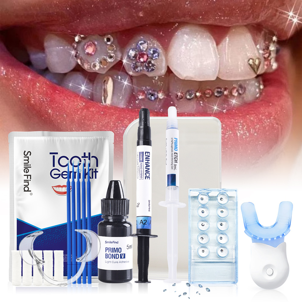 Tooth Gem Kit - Diy Alat Permata Gigi Set Lem