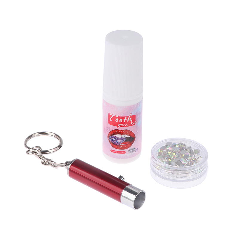 Tooth Gem Kit - Set permata gigi putih perhiasan gigi