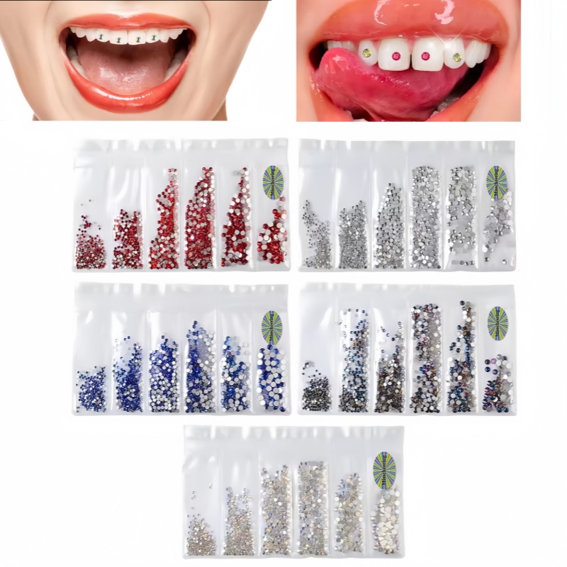 Tooth Gem Kit - 1 Set Hiasan Batu Permata Gigi