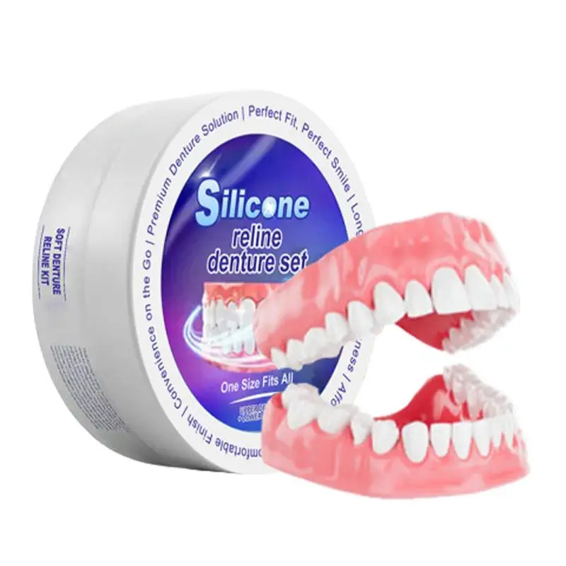 Teeth Whitening Kit - Set gigi palsu silikon, gigi palsu