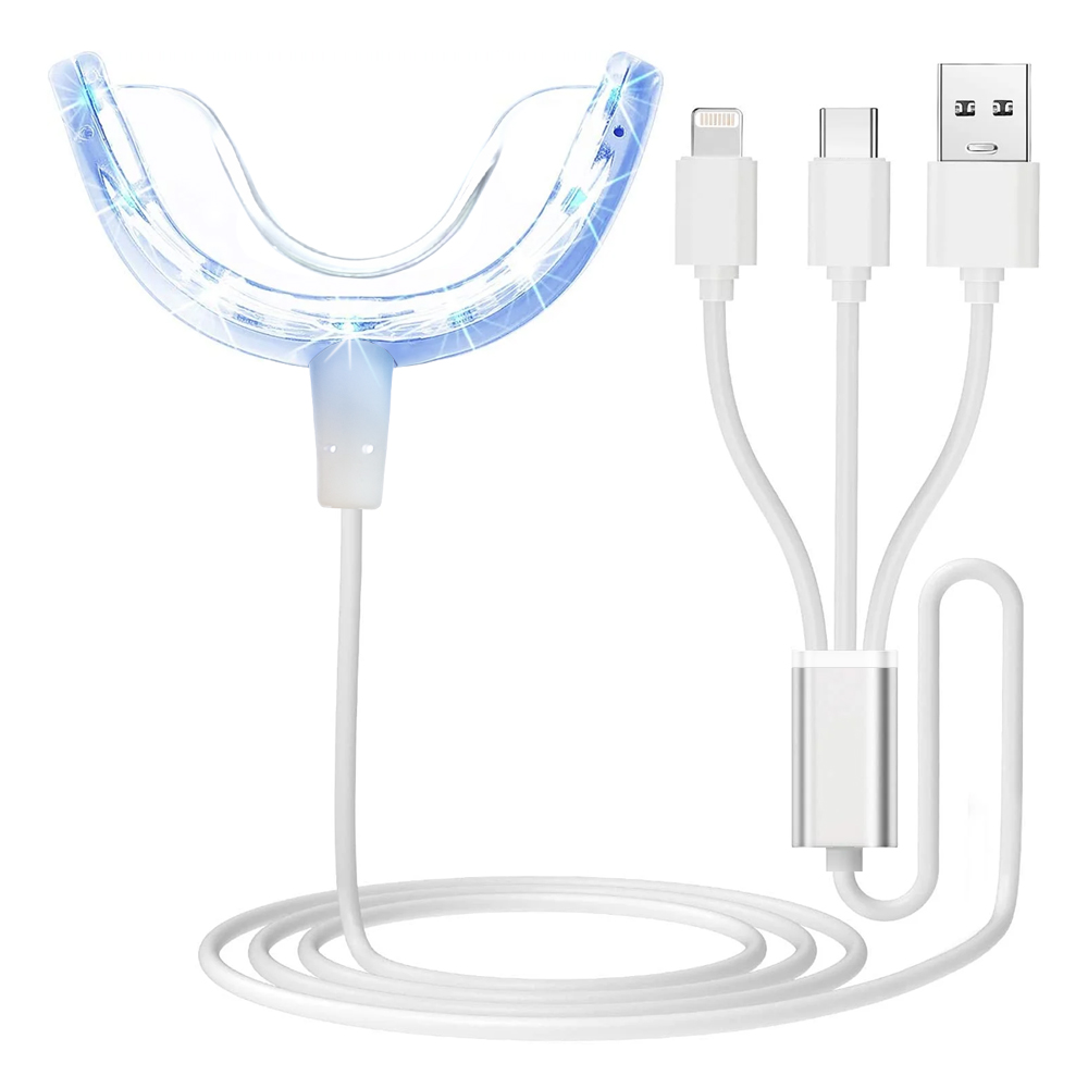 Teeth Whitening With Blue Light - Lampu Akselerator Pemutih Gigi, Lampu LED