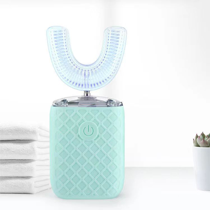 Teeth Whitening With Blue Light - Sikat gigi listrik otomatis 360 °,