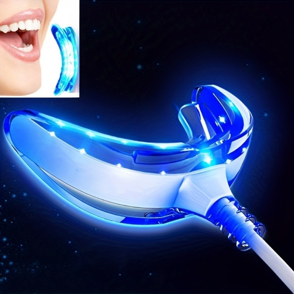 Teeth Whitening With Blue Light - Lampu Pemutih Gigi 3 in 1,