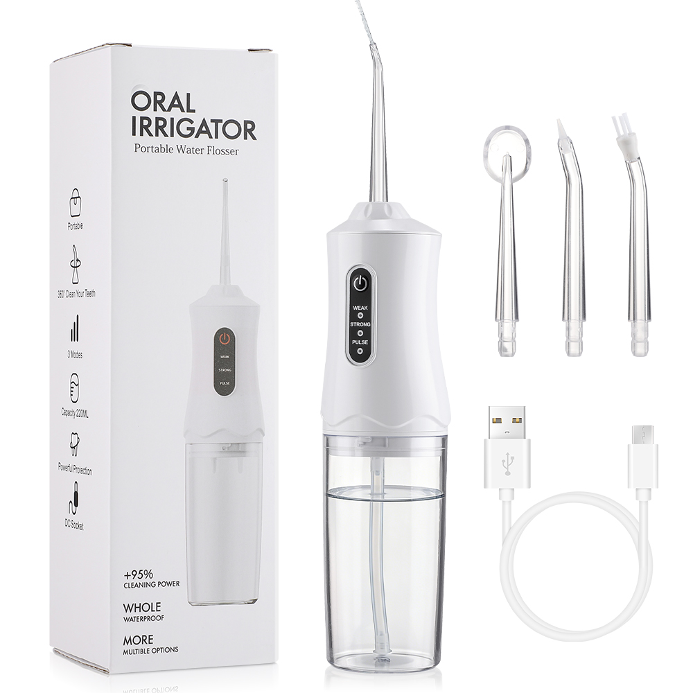 Teeth Whitening Or Tooth Whitening - 3 Mode Irigator Mulut Portabel Mesin