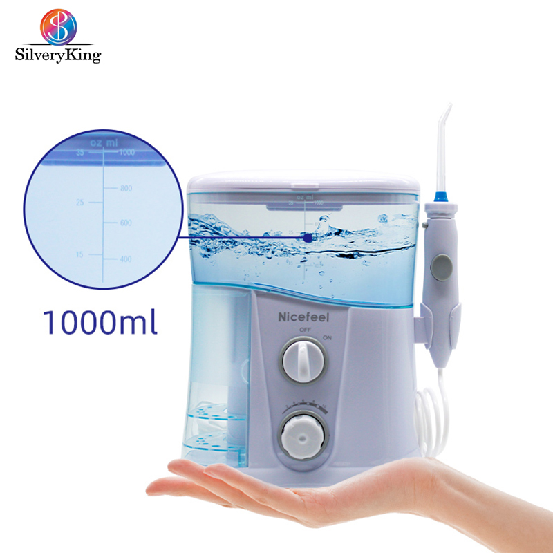 Teeth Whitening Or Tooth Whitening - 1000Ml Irigator Mulut Flosser Air Benang