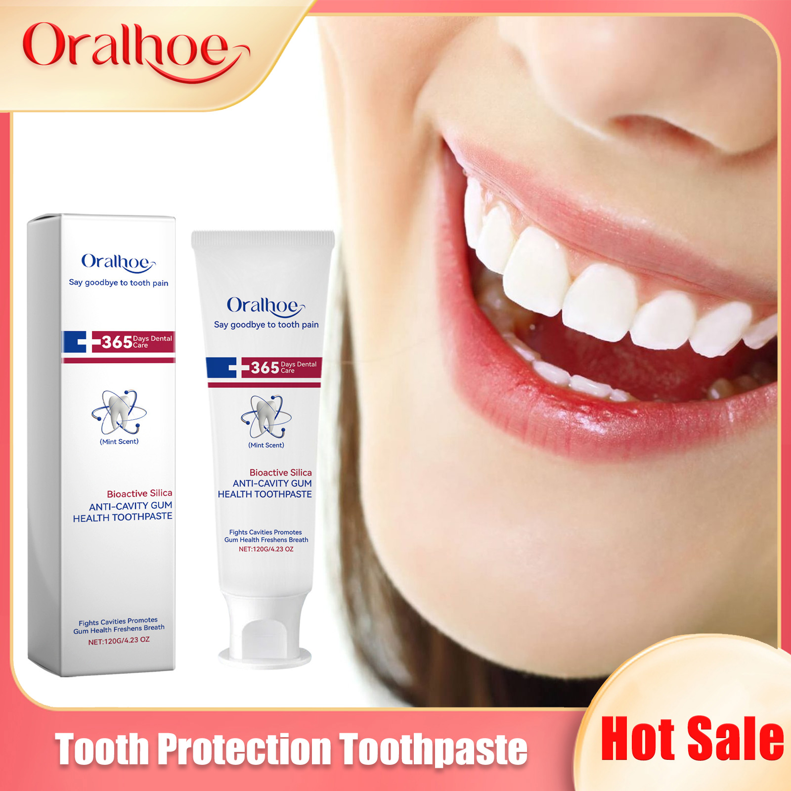 Teeth Whitening Crest - Pemutih pasta gigi probiotik penghilang batu