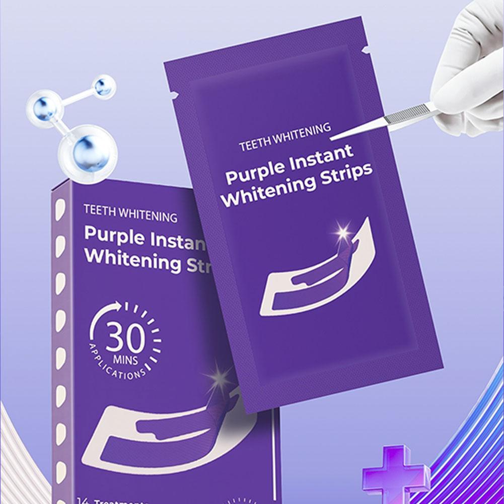 Teeth Whitening At Home Kit - V34 Strip Pemutih Gigi - Strip