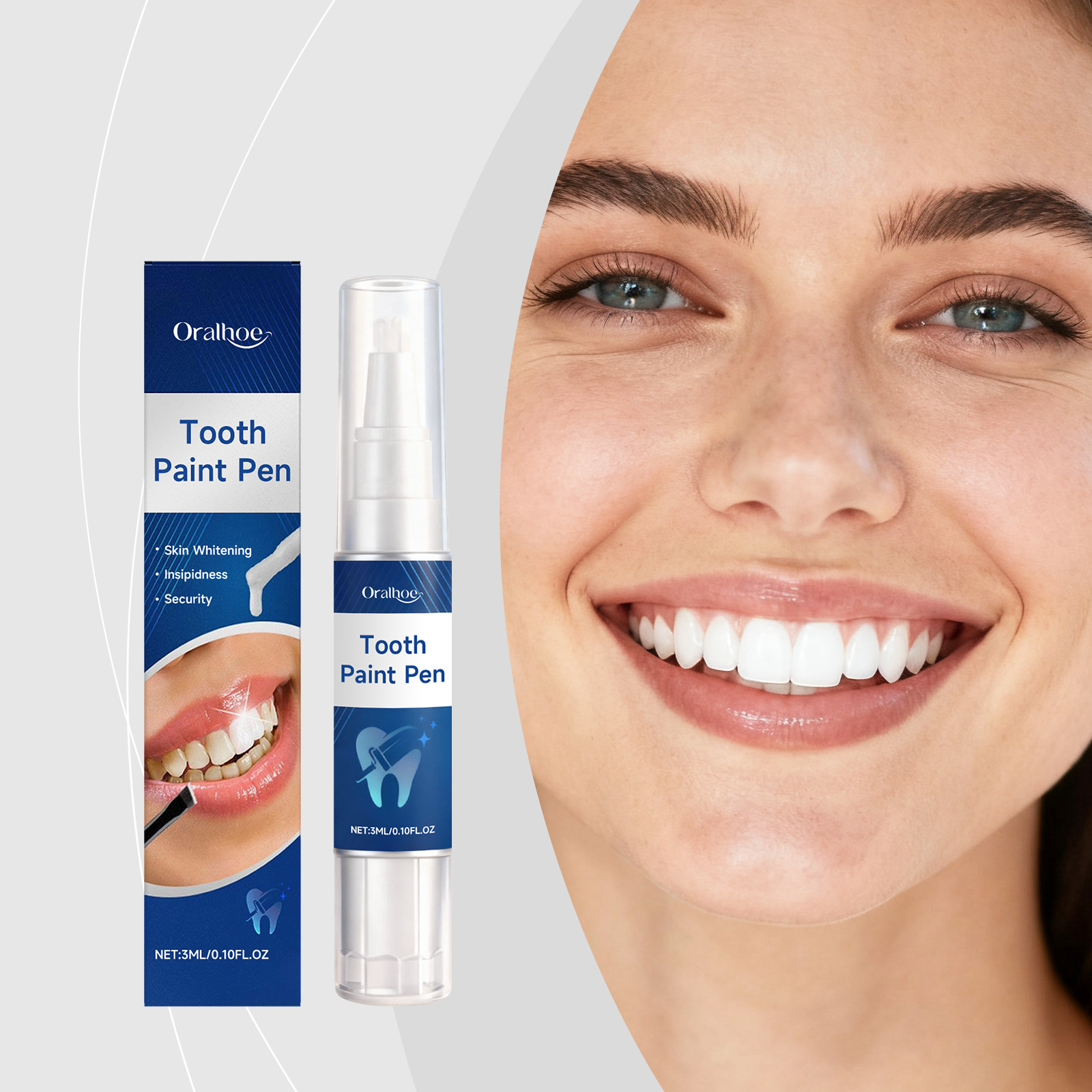 Teeth Whitening Pen - Pena Pemutih Gigi Oralhoe Penghilang Noda