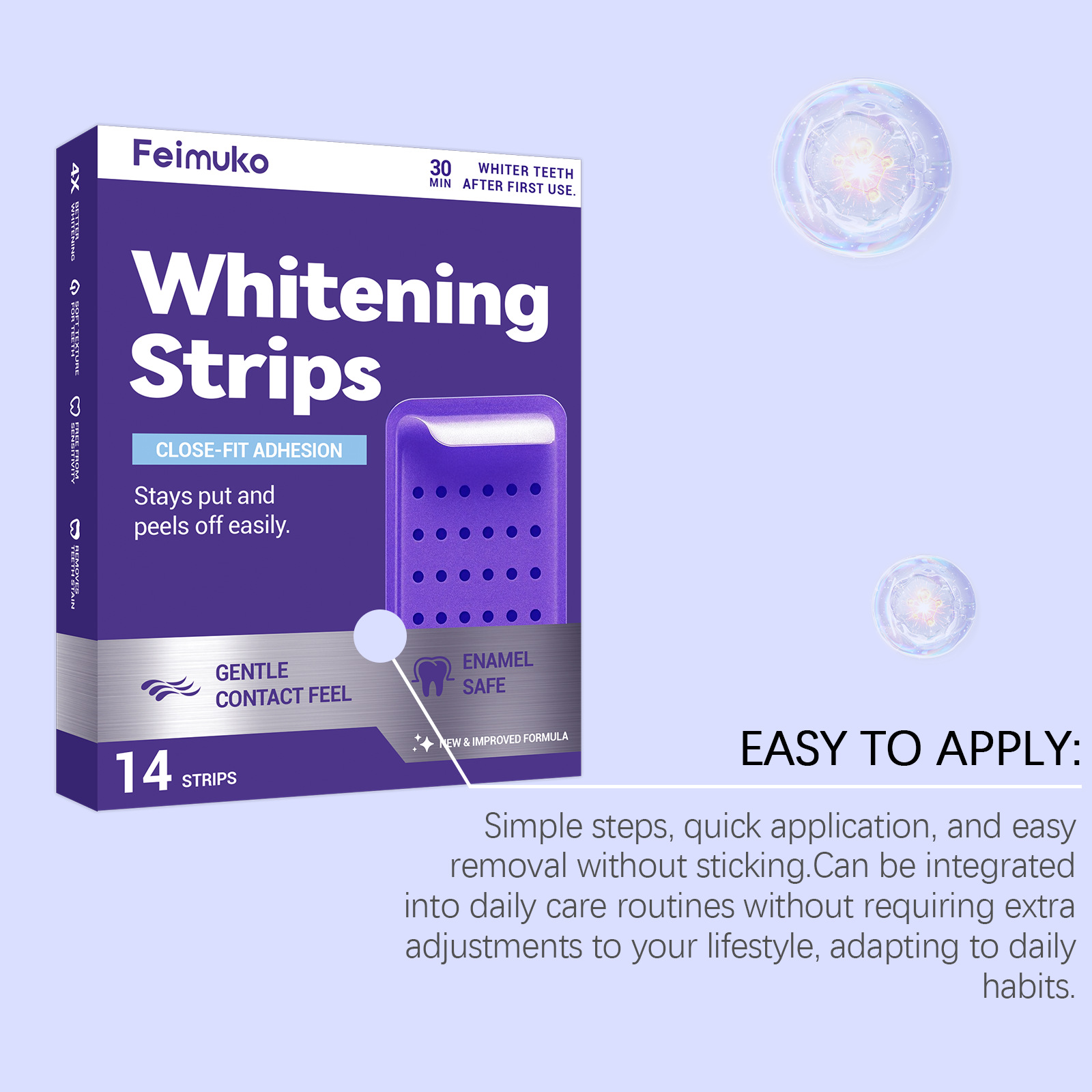 Strip Pemutih Gigi Ungu Berkil - Teeth Whitening Quotes ulasan dan harga