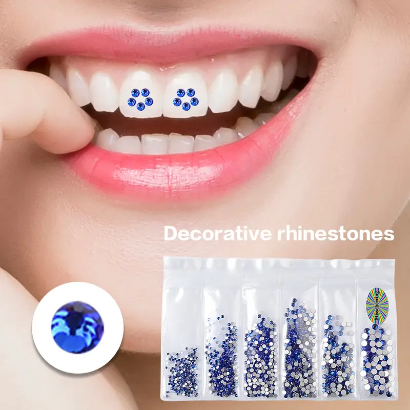 1 Set Hiasan Batu Permata Gigi - Tooth Gem Kit ulasan dan harga