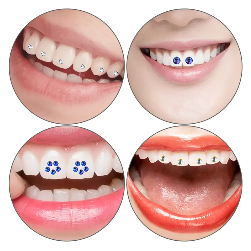 1 Set Hiasan Batu Permata Gigi - Tooth Gem Kit ulasan dan harga