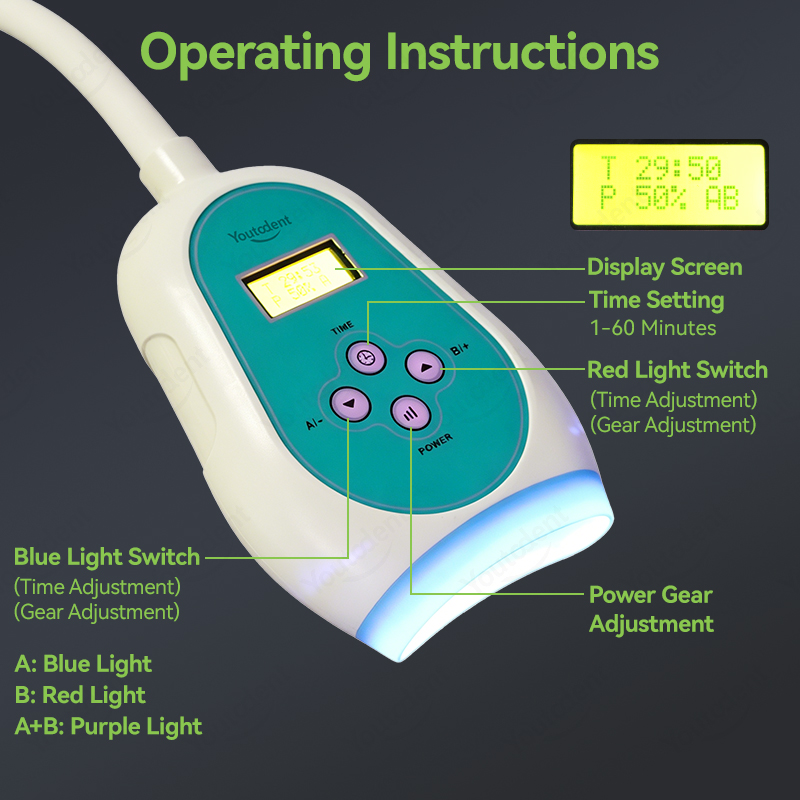 Mesin Pemutih Gigi 50W Layar S - Teeth Whitening Dental ulasan dan harga