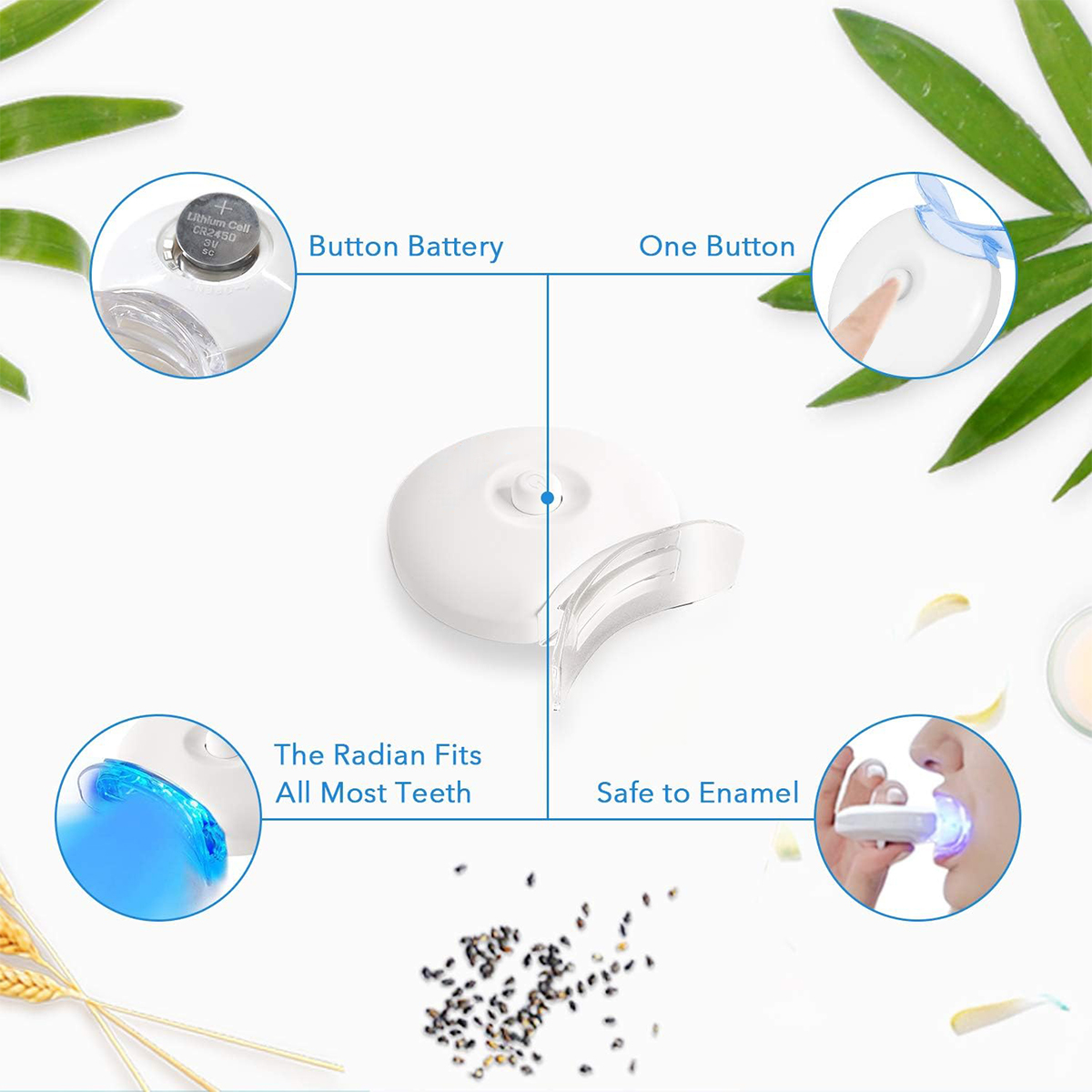 Kit pemutih gigi-5X lampu LED  - Teeth Whitening Price ulasan dan harga