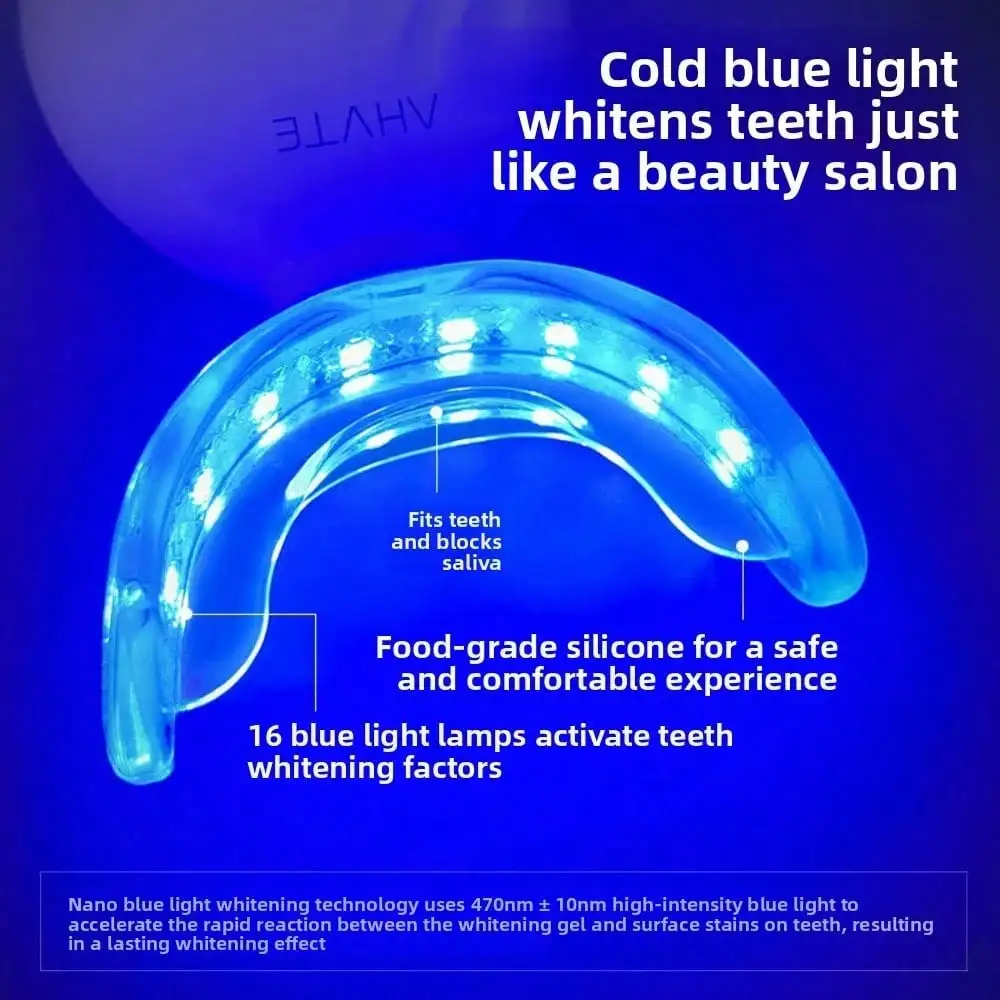 Instrumen Kecantikan Gigi, Ins - Teeth Whitening With Blue Light ulasan dan harga