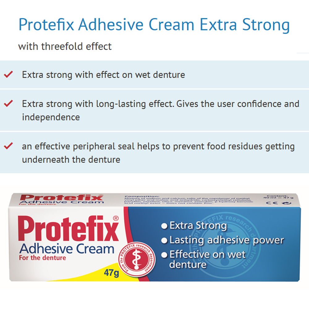 Protefix krim perekat, untuk m - Teeth Whitening Crest ulasan dan harga