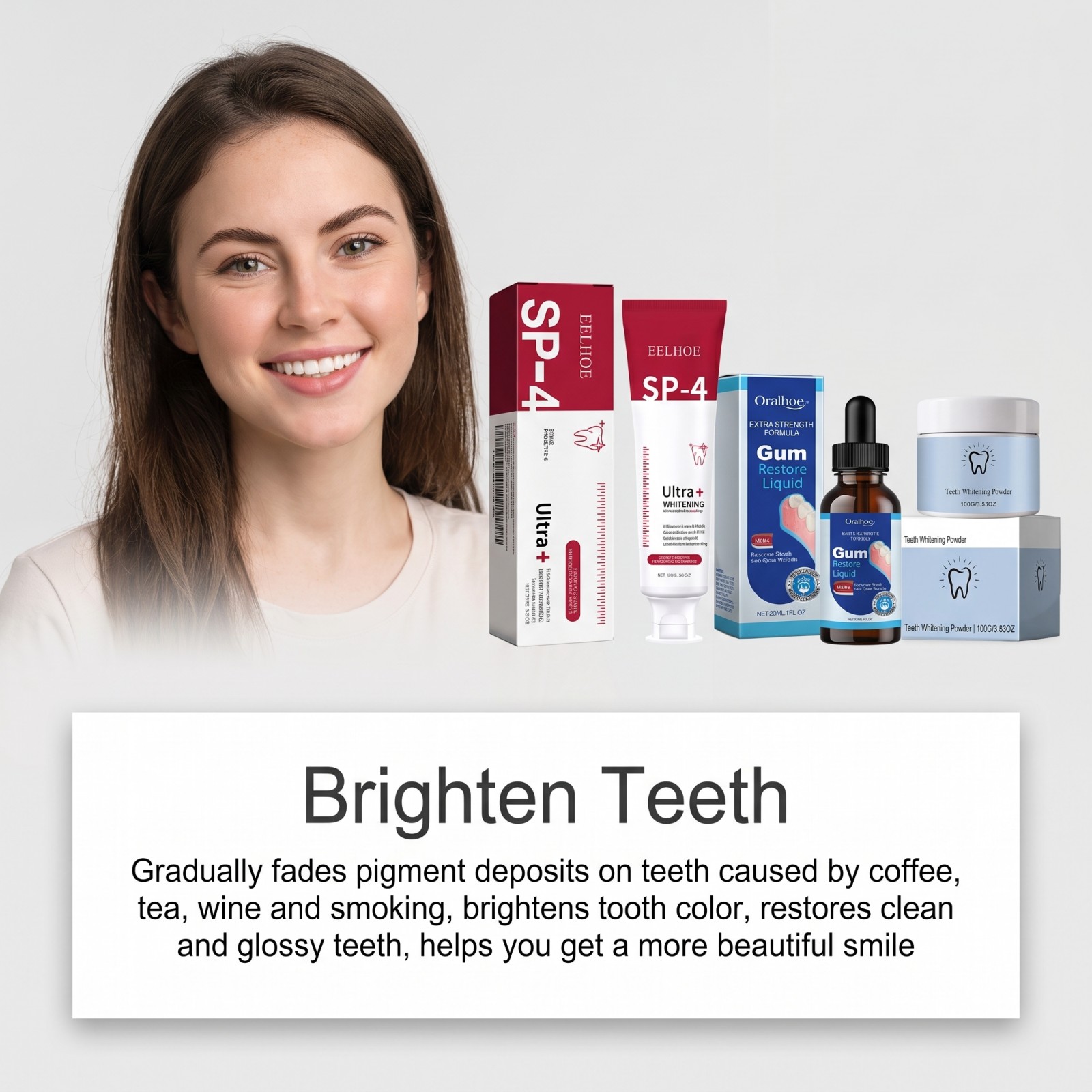 Paket Perawatan Mulut: Pasta G - Teeth Whitening Powder ulasan dan harga