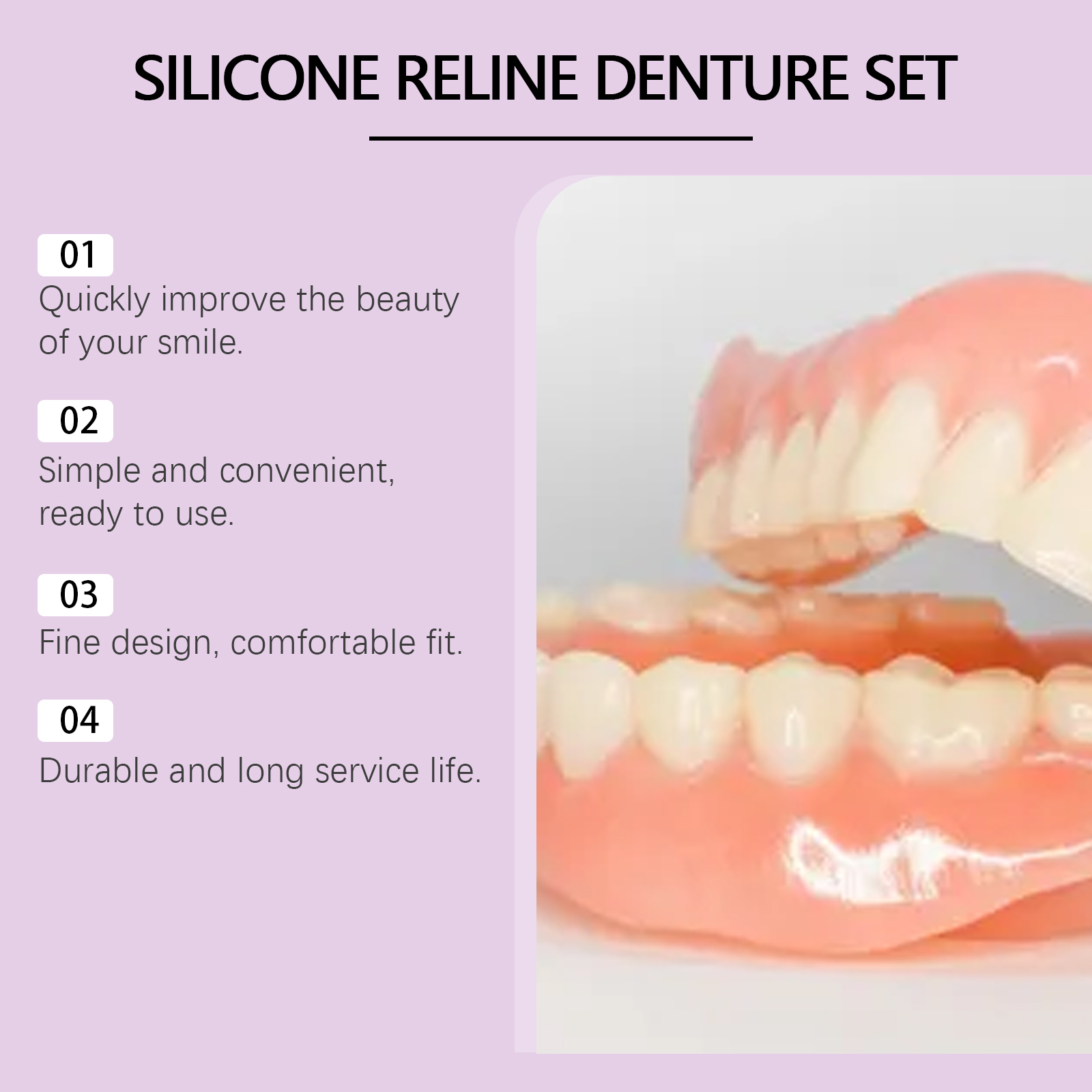 Set Gigi Tiruan Silikon Cocok  - Teeth Whitening Kit ulasan dan harga