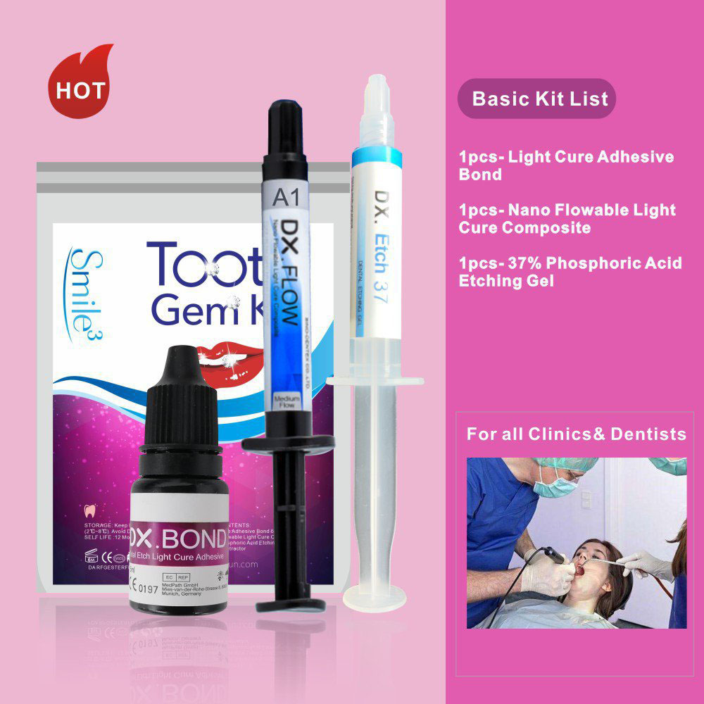 Kit Perhiasan Gigi DIY Profesi - Tooth Gem Kit ulasan dan harga