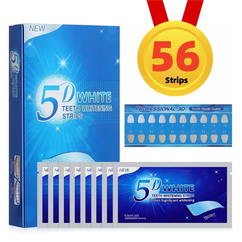 Strip pemutih gigi 5D, Strip G - Teeth Whitening Crest ulasan dan harga