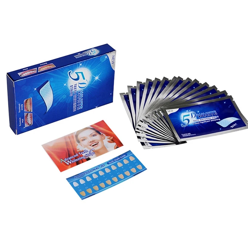 Strip pemutih gigi 5D, Strip G - Teeth Whitening Crest ulasan dan harga