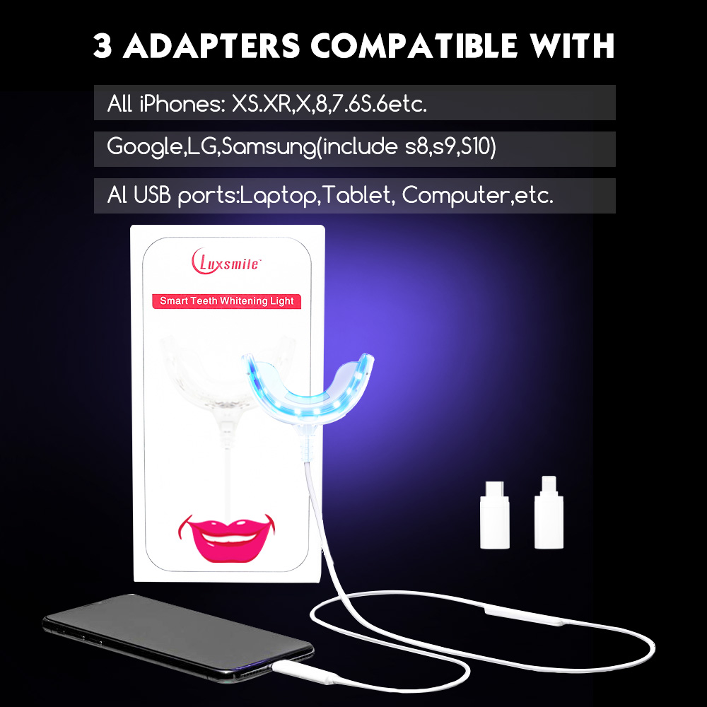 Luxsmile LED Pintar Pemutih Gi - Teeth Whitening With Blue Light ulasan dan harga