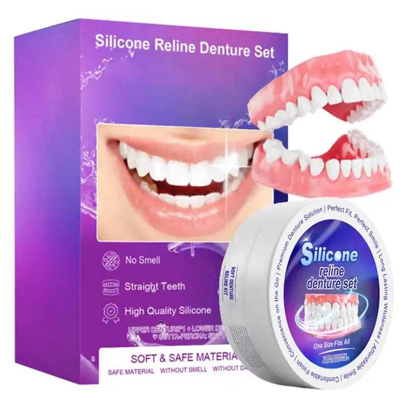 Set gigi palsu silikon, gigi p - Teeth Whitening Kit ulasan dan harga