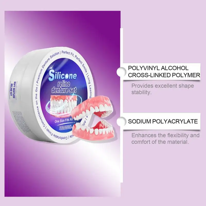 Set gigi palsu silikon, gigi p - Teeth Whitening Kit ulasan dan harga