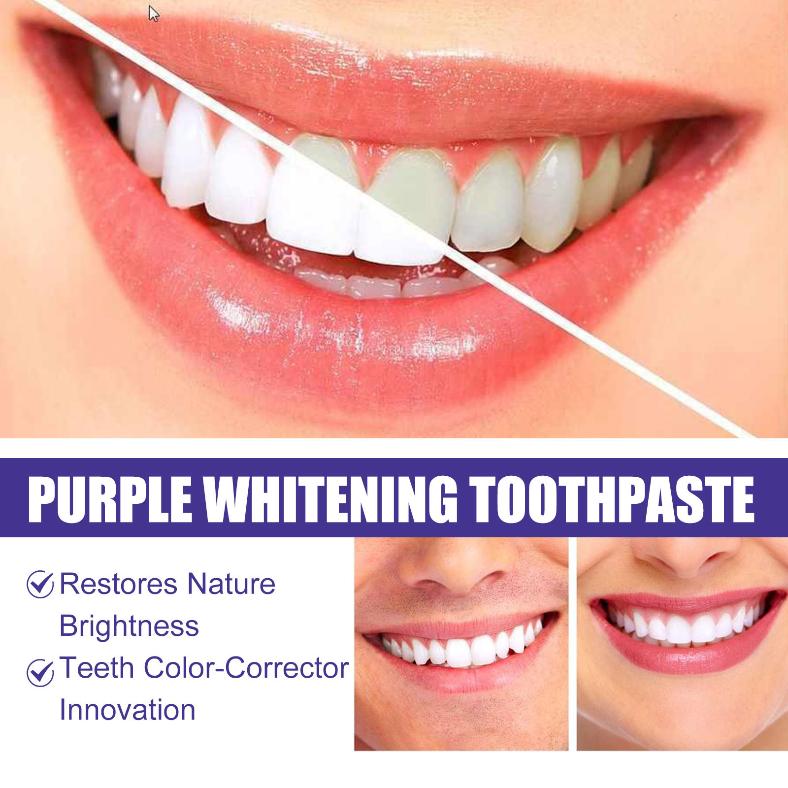Pasta Gigi Ungu Pemutih Gigi M - Teeth Whitening Crest ulasan dan harga