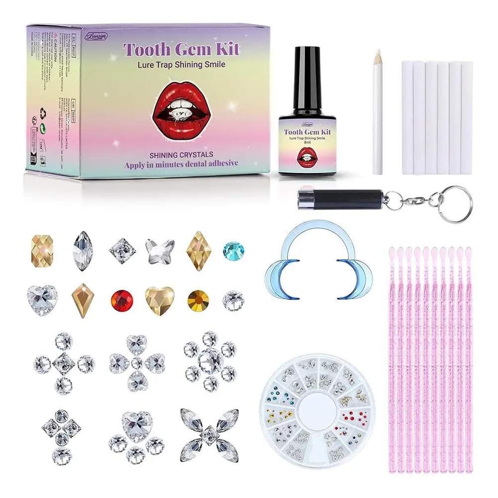 Kit Perhiasan Gigi DIY Batu Pe - Tooth Gem Kit ulasan dan harga