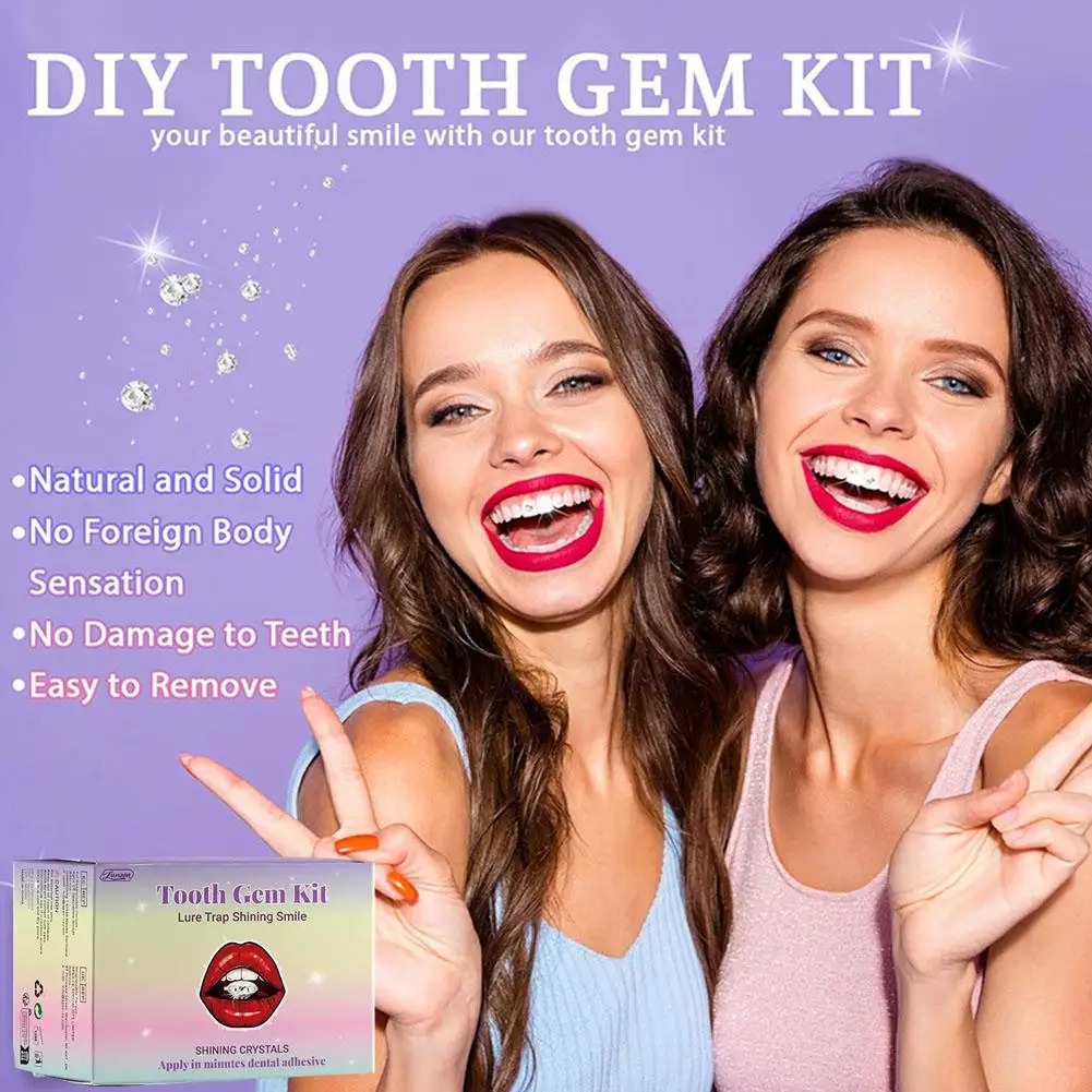 Kit Perhiasan Gigi DIY Batu Pe - Tooth Gem Kit ulasan dan harga