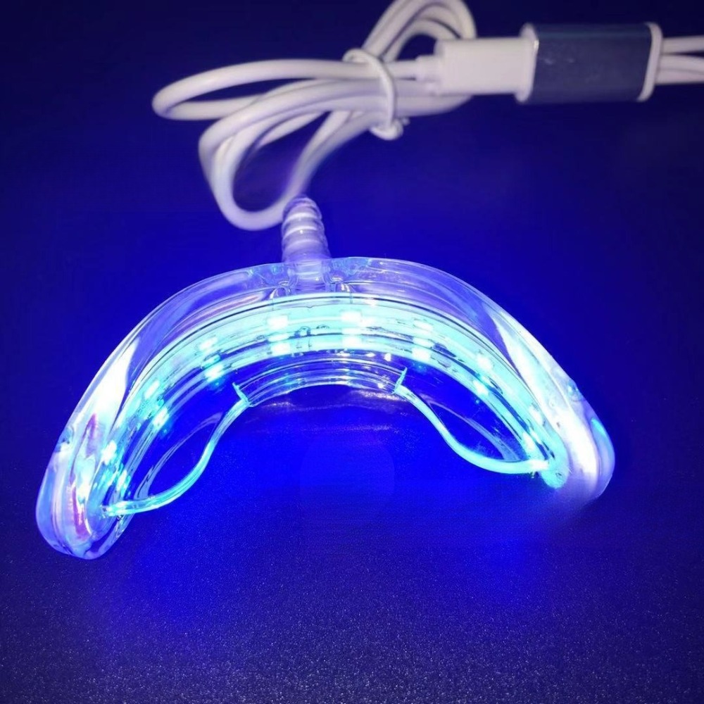 Lampu Pemutih Gigi 3 in 1, 16  - Teeth Whitening With Blue Light ulasan dan harga