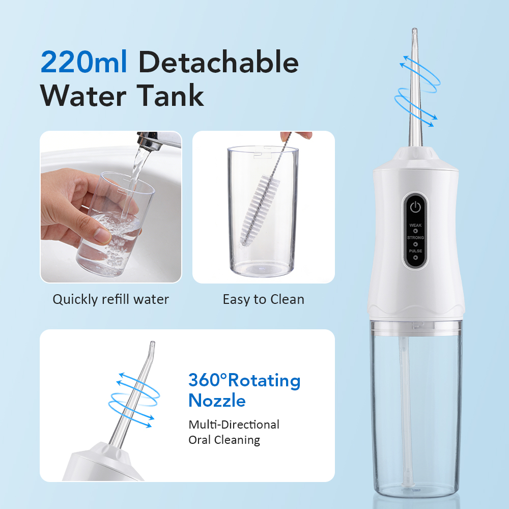 3 Mode Irigator Mulut Portabel - Teeth Whitening Or Tooth Whitening ulasan dan harga