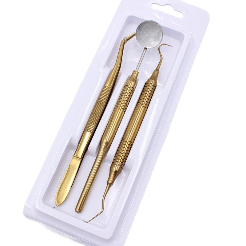 3pcs/pack Stainless Steel Dent - Teeth Whitening Kit ulasan dan harga