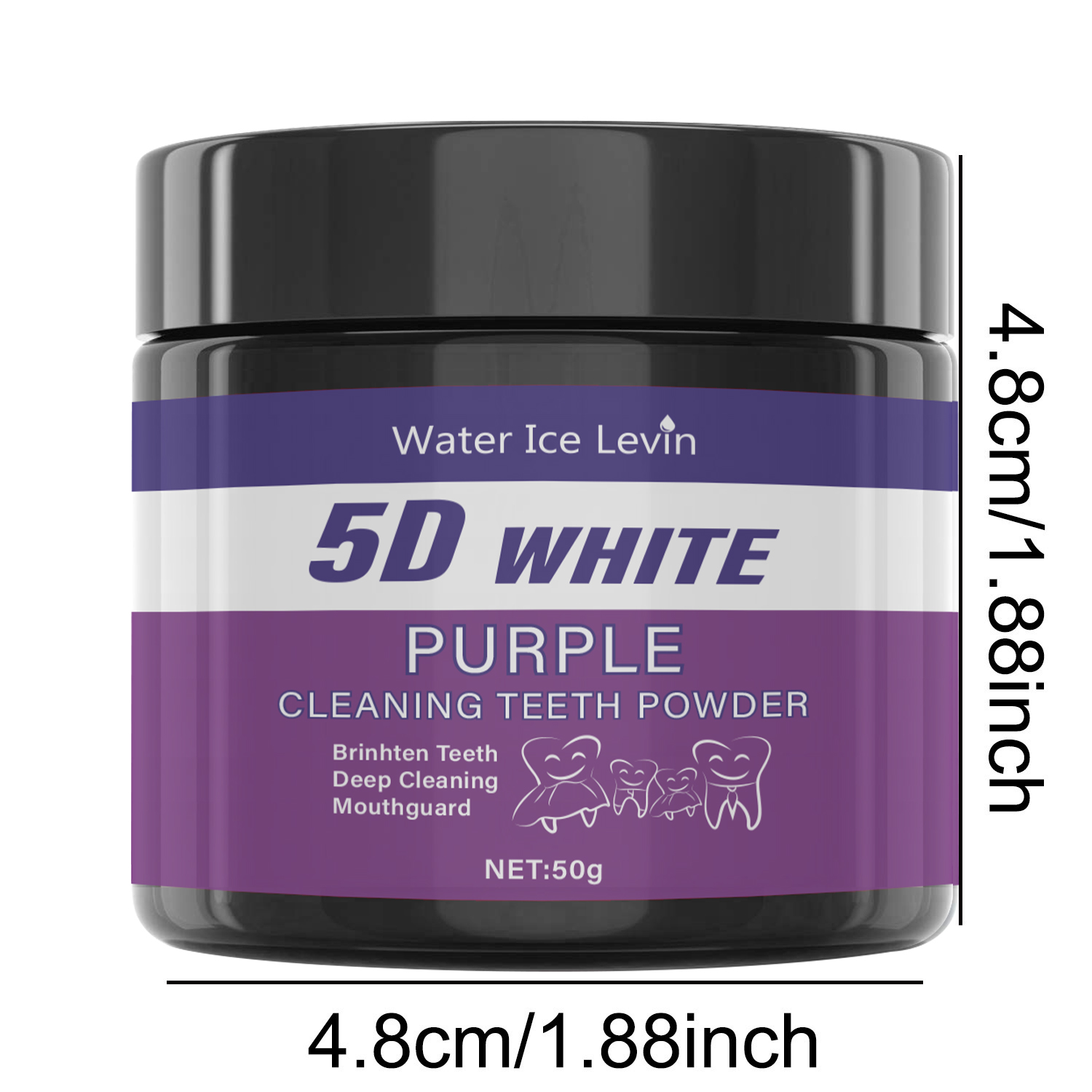 Bubuk Pembersih Gigi Ungu - Be - Teeth Whitening Powder ulasan dan harga