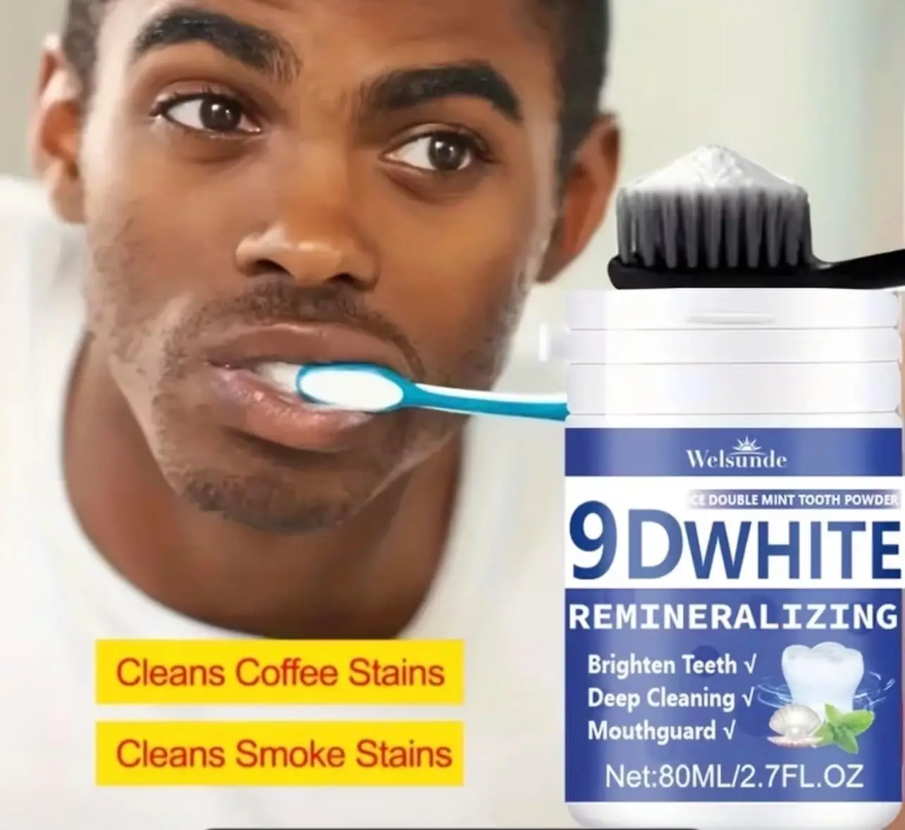 Bubuk Gigi Hidroksiapatit Remi - Teeth Whitening Powder ulasan dan harga