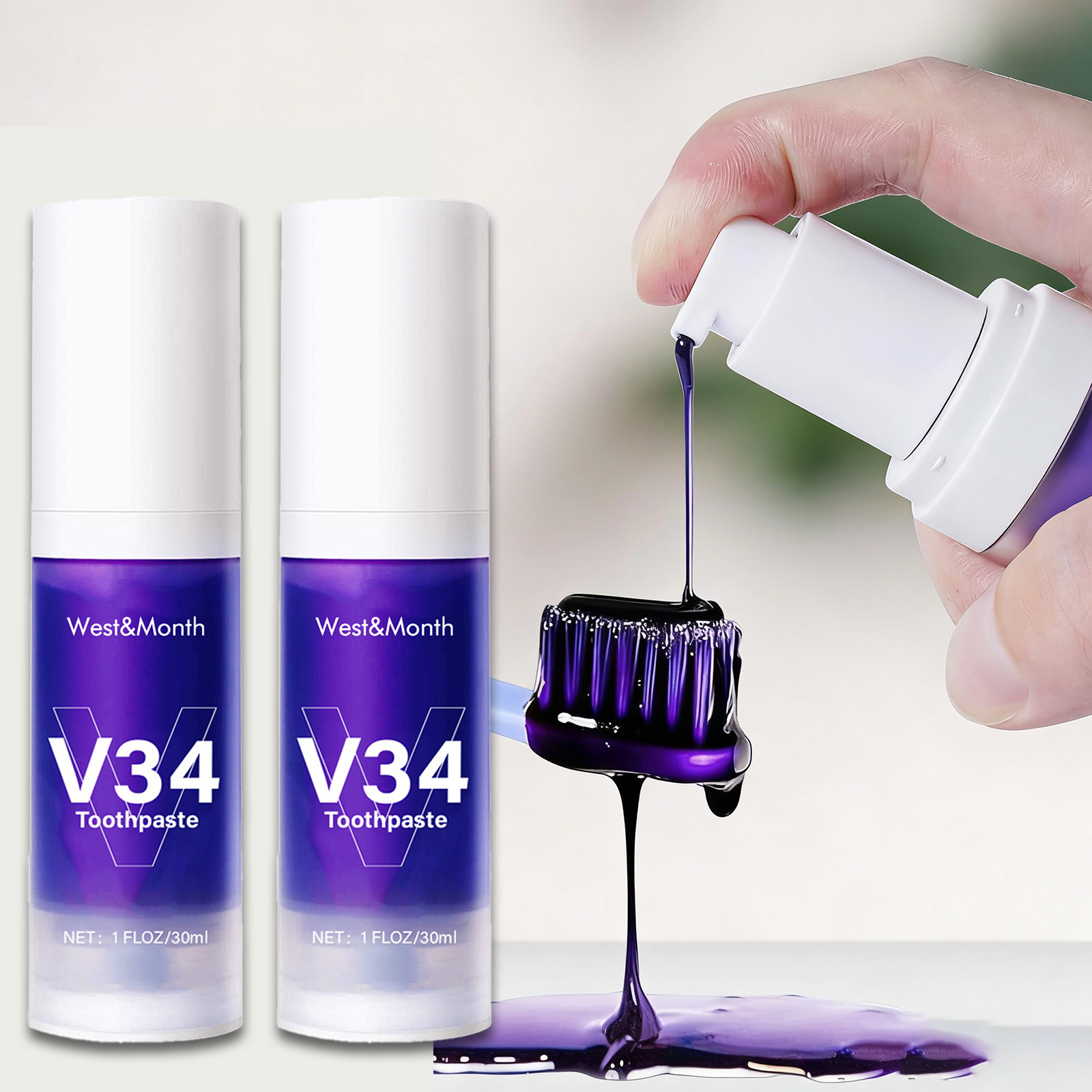 V34 Pasta Gigi Pemutih Gigi 30 - Teeth Whitening Crest ulasan dan harga