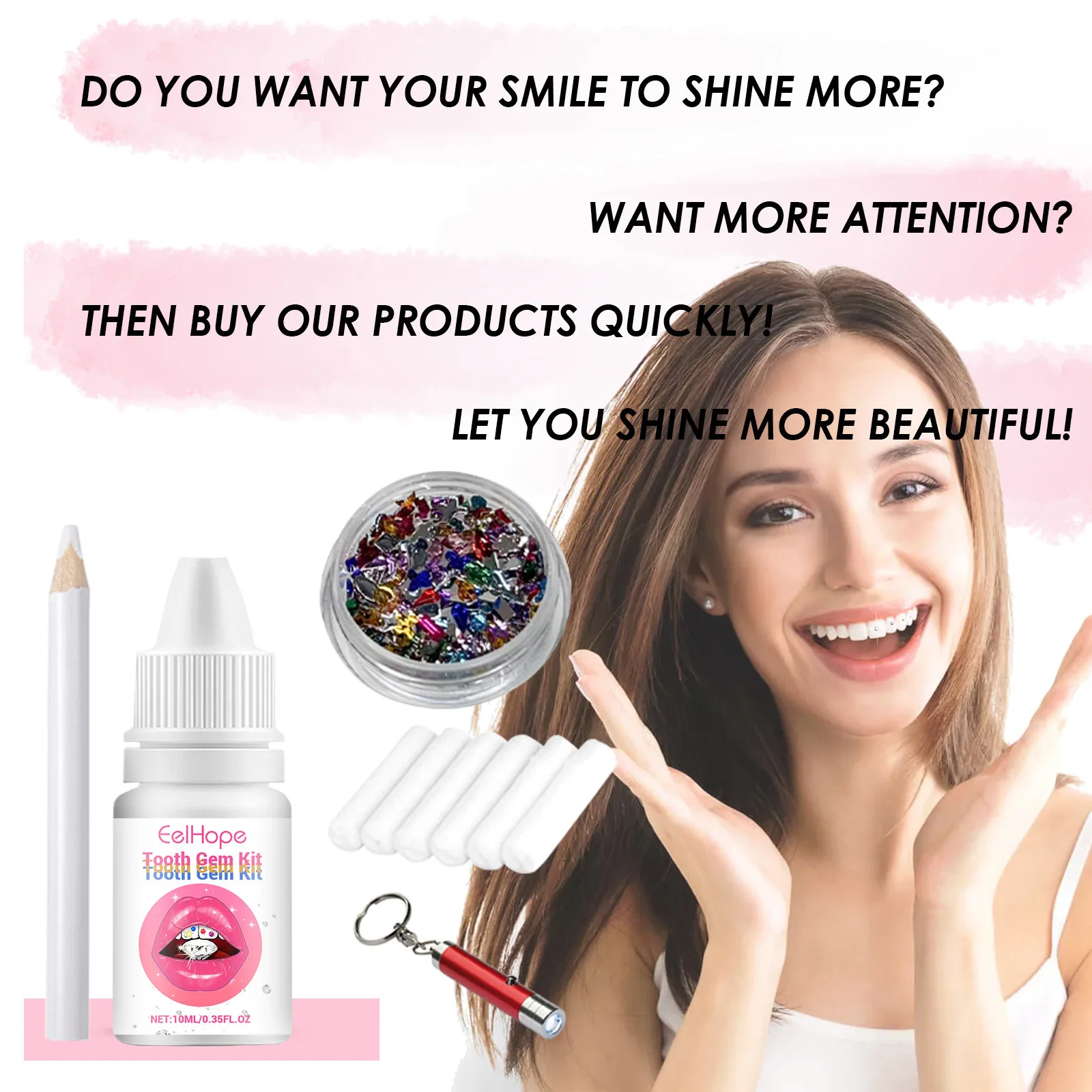 Perlengkapan Perhiasan Gigi DI - Tooth Gem Kit ulasan dan harga