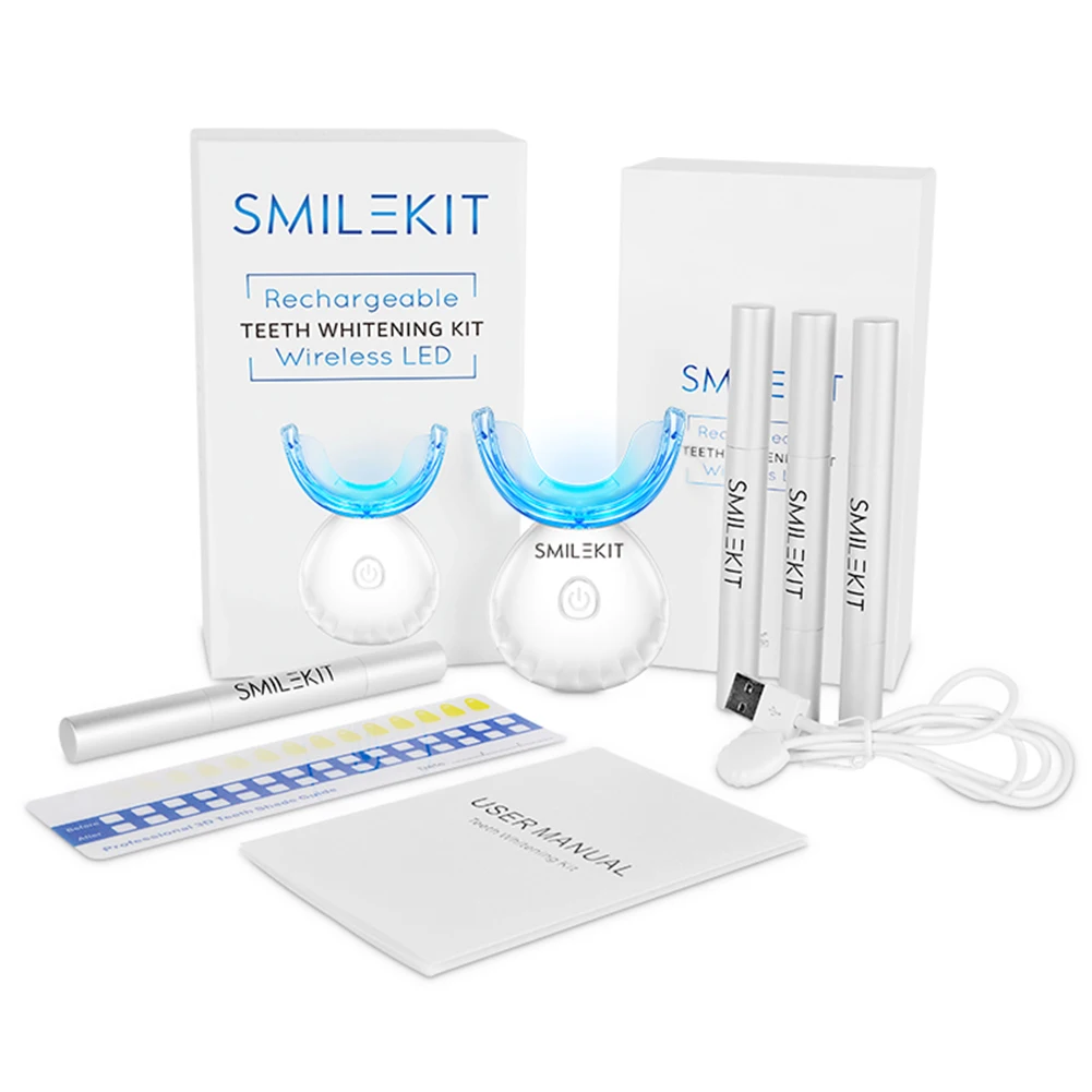 Kit pemutih gigi Mini 16 LED c - Teeth Whitening With Blue Light ulasan dan harga