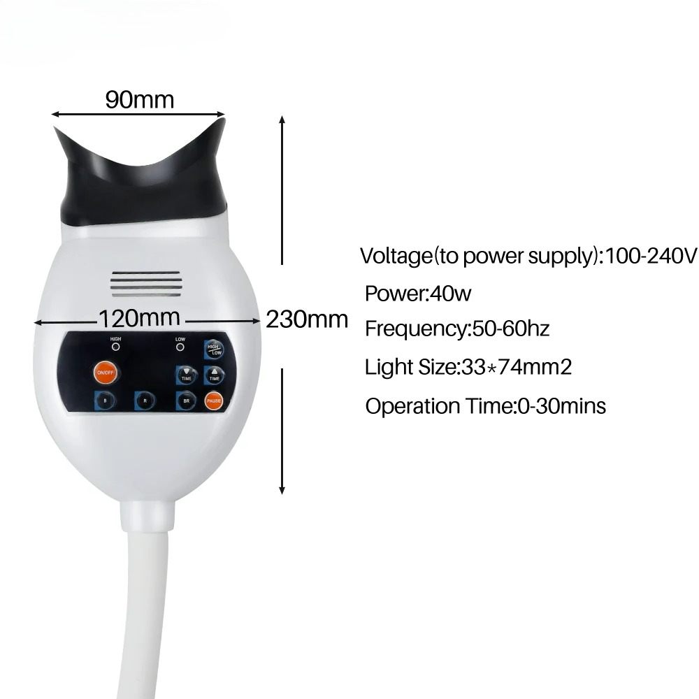 Lampu Pemutih Gigi LED 3 Warna - Teeth Whitening Dental ulasan dan harga