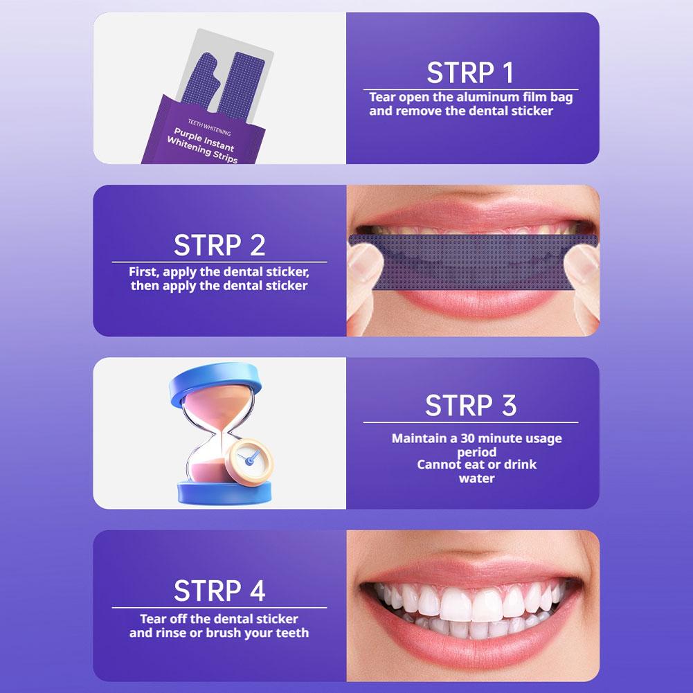 V34 Strip Pemutih Gigi - Strip - Teeth Whitening At Home Kit ulasan dan harga