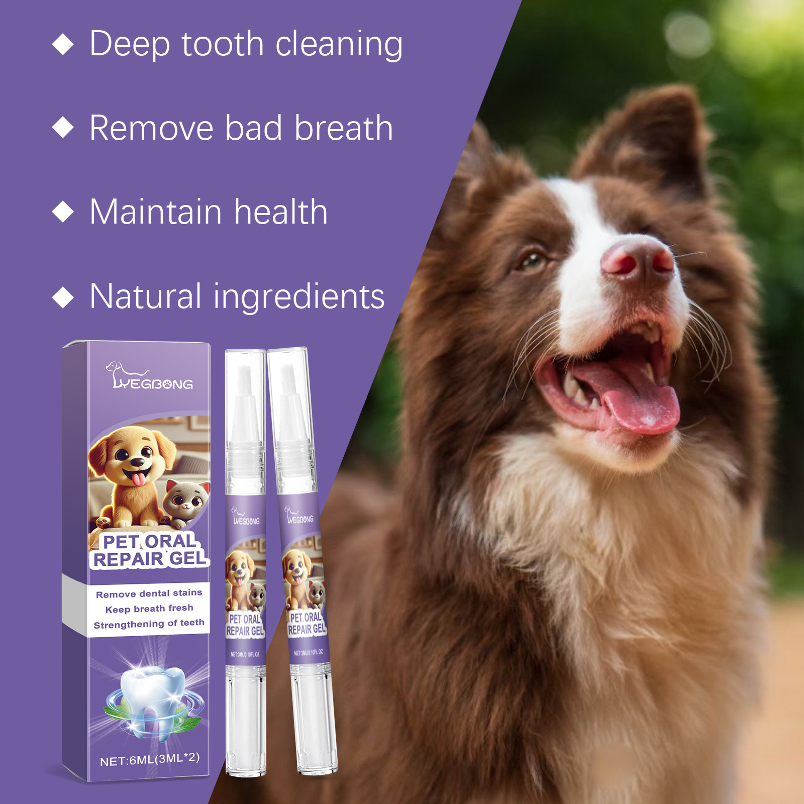 Pena sikat gigi hewan pelihara - Teeth Whitening Pen ulasan dan harga