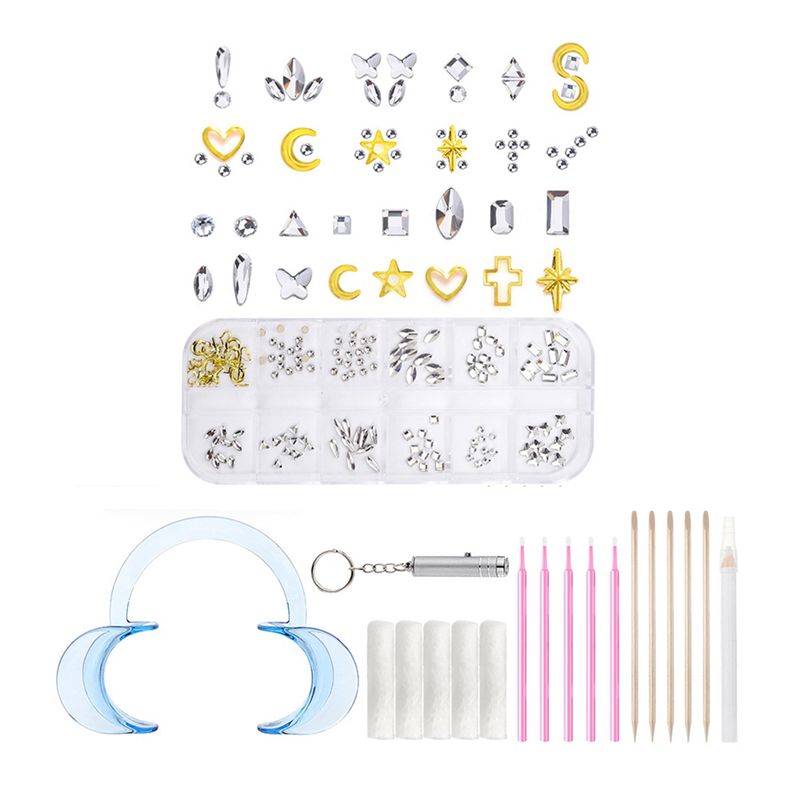 Kit Perhiasan Gigi AB68, Kit K - Tooth Gem Kit ulasan dan harga