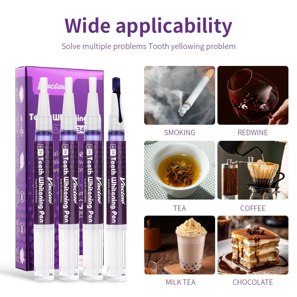 Vaclav V34 Pena Gel Pemutih Gi - Teeth Whitening Pen ulasan dan harga